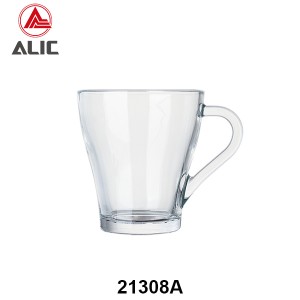 Lead Free High Quantity Machine Made Glass Tea Cup Milk Cup Coffee Cup 21308A