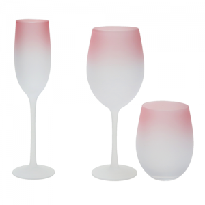 Lead Free High Quantity Painted Color Stemless Wine Glass G123KH-A3 480ml