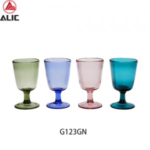 Hand Blown Colored GOBLET G123GN