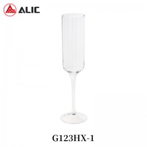 Lead Free Hand Blown Champagne Flute G123HX-1