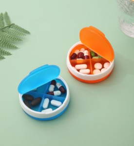 Pill Organizer 4 compartments  JS-003