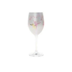 High Quality Electro Etching G123IF-1 Dance Wine Glass