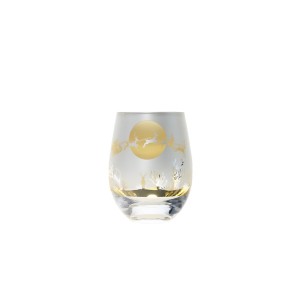 High Quality Electro Etching G123IF-2 Christmas Wine Glass