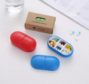 Pill Organizer 6 Compartments JS-009