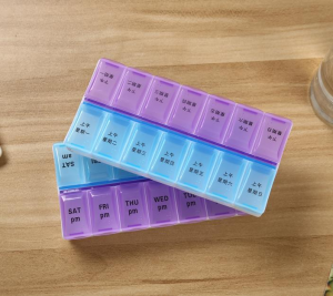 Pill Organizer 14 Compartments JS-053