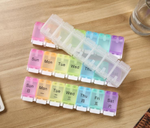 Pill Organizer 7 Compartments JS-058