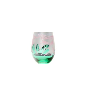 High Quality Electro Etching G123IF-2 jungle Wine Glass