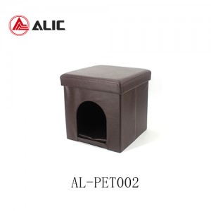 Faux Leather Pet House