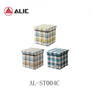 Linen Fabirc Storage Stool