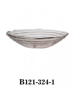 Handmade Modern Glass Serving Bowl B121-324 in two colours