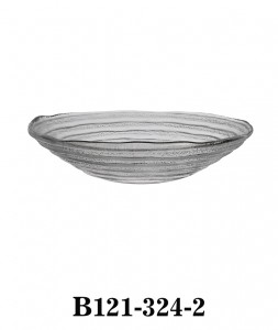 Handmade Modern Glass Serving Bowl B121-324 in two colours