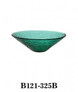 Handmade Modern Glass Serving Bowl B121-325 in three sizes