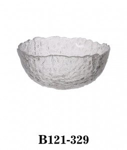 Handmade Glass Bowl Glass Dish B121-329 Glacier style