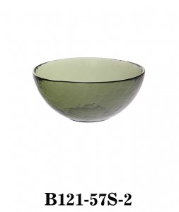 Glass Mixing Bowl Serving Bowl B121-57 frosted same style of charger plate supplible several sizes