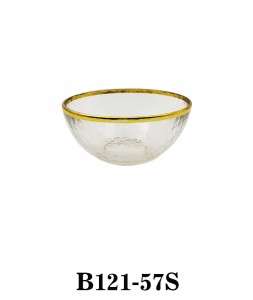 Glass Mixing Bowl Serving Bowl B121-57 frosted same style of charger plate supplible several sizes