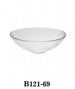 Glass Hammered Mixing Bowl Serving Bowl Salad Bowl B121-69 frosted same style of charger plate supplible several sizes