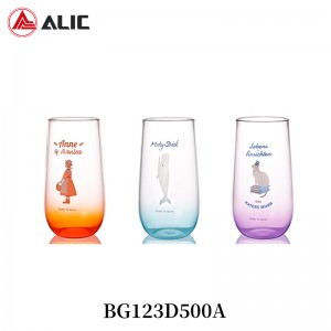 Lead Free High Quantity ins Tumbler Glass BG123D500A