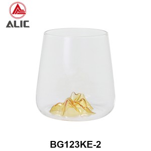High Borosilicate Iceburg Montain shape  Whisky Glass G123KE-2