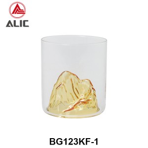 High Borosilicate Iceburg Montain shape  Whisky Glass G123KF-1