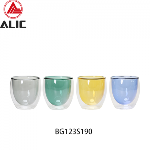 Hand Blown High Borosilicate Cup 190ml BG123S190