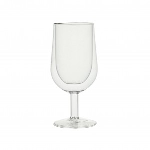 High Quality High Borosilicate Glass Double Wall Wine Glass BGB0700