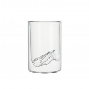 High borosilicate Insulated Glass Tumbler BGW123300 inner shaped as an Iceberg