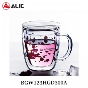 Lead Free High Quantity ins Cup/Mug Glass BGW123HGD300A