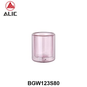 High borosilicate Insulated Shot Glass BGW123S80