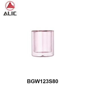 High borosilicate Insulated Shot Glass BGW123S80