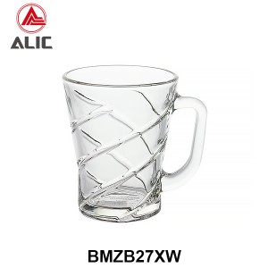 Lead Free High Quantity Machine Made Glass Tea Cup BMZB27XW