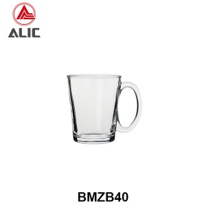 Lead Free High Quantity Machine Made Glass Tea Cup Milk Cup Coffee Cup BMZB40