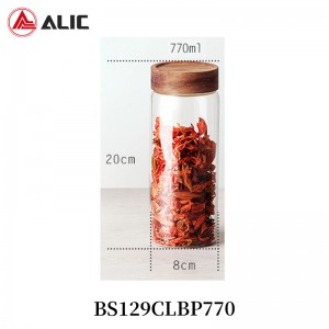 High Quality Glass Storage BS129CLBP770