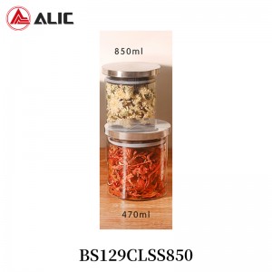 High Quality Glass Storage BS129CLSS850