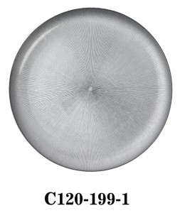 Hand Made Modern Glass Charger Plate C120-184 Rafia style several sizes available