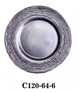 Handmade Glass Charger Plate for Party or Rental in multi colors C120-64