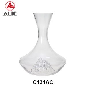 High Borosilicate Glass Iceburg Montain shape Carafe C131AC