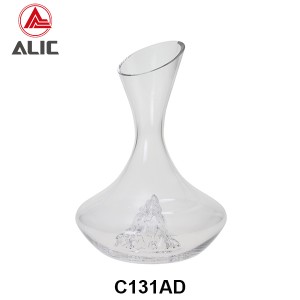 High Borosilicate Glass Iceburg Montain shape Carafe C131AD