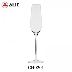 Lead Free Hand Blown Champagne Flute 240ml CH0201