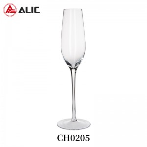 Lead Free Hand Blown Champagne Flute 180ml CH0205