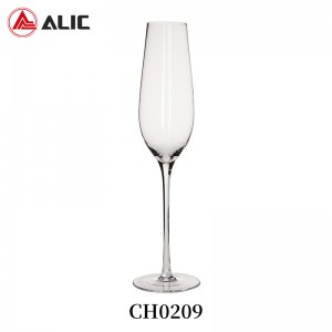 Lead Free Hand Blown Champagne Flute 180ml CH0209