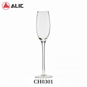 Lead Free Hand Blown Champagne Flute 180ml CH0301