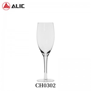 Lead Free Hand Blown Champagne Flute 270ml CH0302