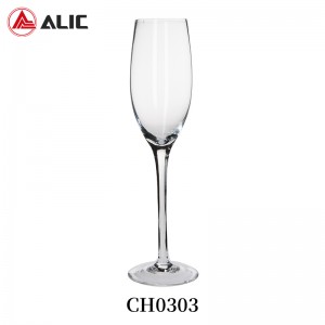 Lead Free Hand Blown Champagne Flute 200ml CH0303