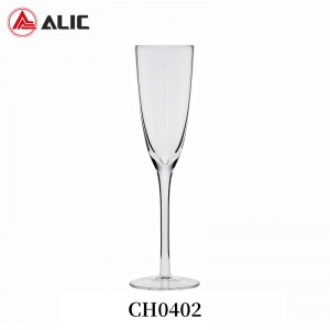 Lead Free Hand Blown Champagne Flute 180ml CH0402