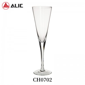 Lead Free Hand Blown Champagne Flute 180ml CH0702