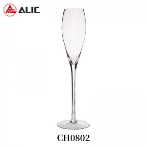 Lead Free Hand Blown Champagne Flute 150ml CH0802