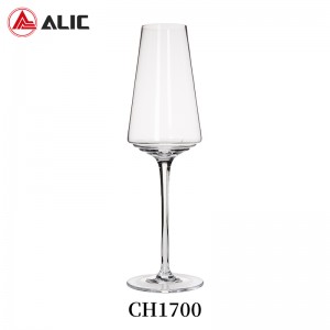 Lead Free Hand Blown Champagne Flute Goblet  220ml CH1700