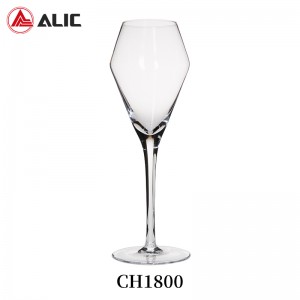 Lead Free Hand Blown Champagne Flute Goblet 210ml CH1800