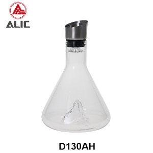 High Borosilicate Glass Iceburg Montain shape Decanter D130AH