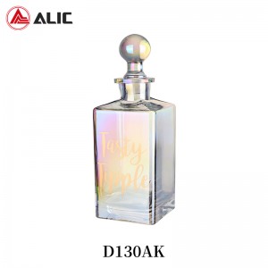 High Quality Glass Decanter in Iridescent color D130AK